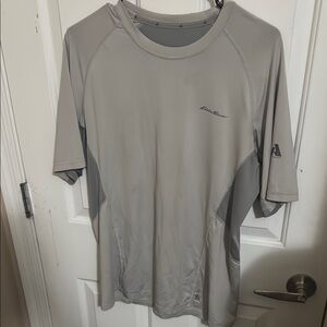Eddie Bauer Gray Short Sleeve Shirt